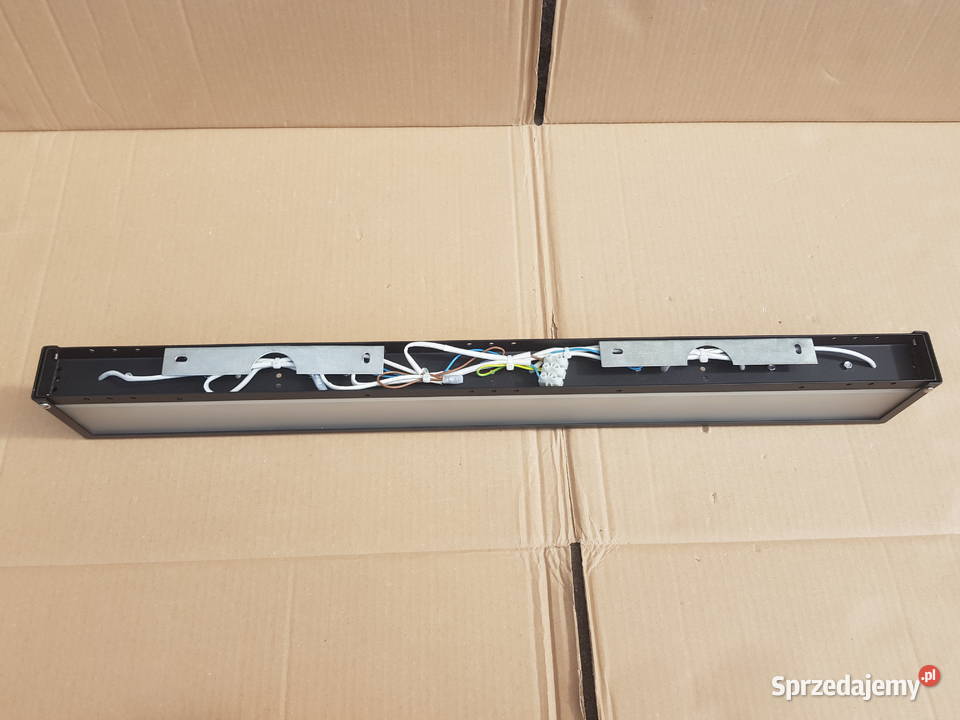 Kinkiet ścienny PÓŁKA PODŚWIETLANA lustro CZARNA Dom i Ogród Warszawa