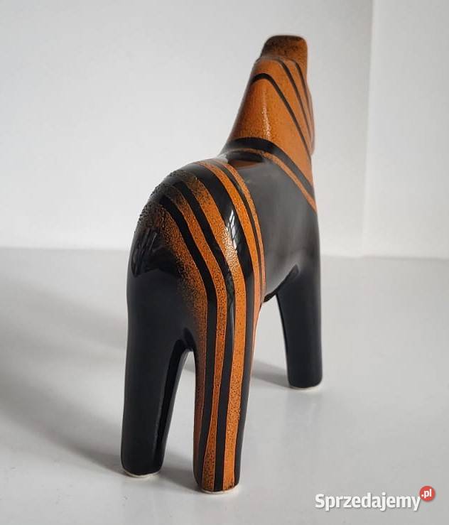 Konik Figurka Koń ceramiczny ręcznie malowany pomorskie