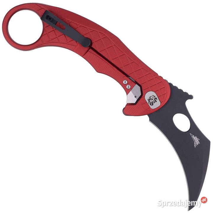 Nóż składany LionSteel LEOne Karambit Red Akcesoria, narzędzia i noże Warszawa