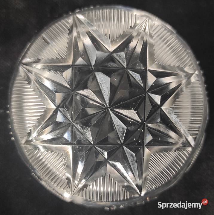 Mała popielniczka kryształowa kryształ szkło PRL Porcelana i szkło Warszawa