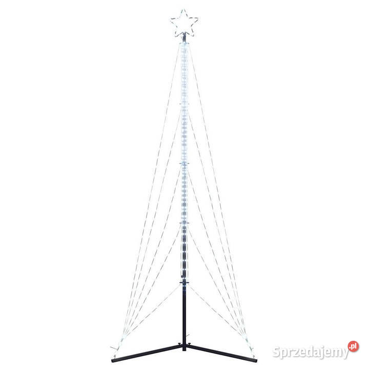 Lampki choinkowe 525 zimnych białych LED 302 mazowieckie Warszawa