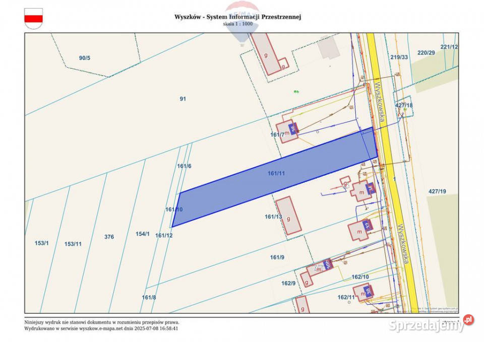 Działka idealna jako inwestycja Wyszków sprzedam