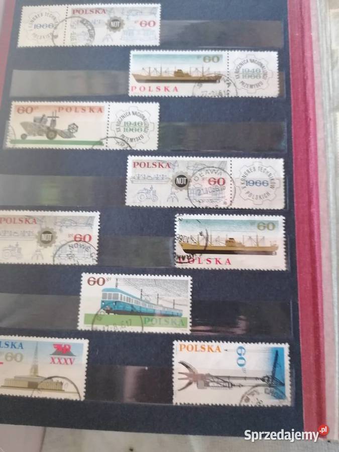 Album czerwony że znaczkami z lat 6070 cz 1 Kraków sprzedam