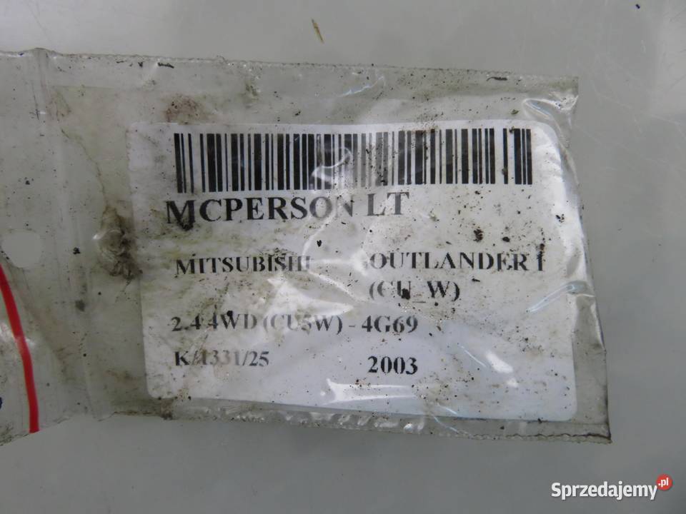 AMORTYZATOR LEWY TYLNY MITSUBISHI OUTLANDER I 24 małopolskie