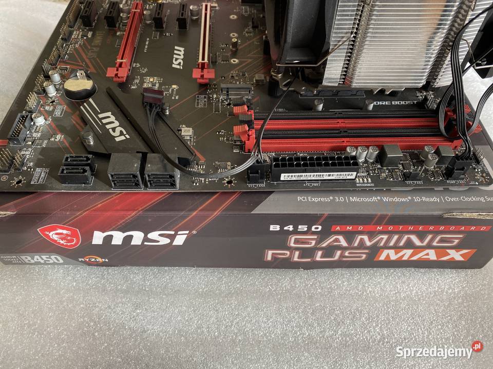 Płyta Główna B450 PLUS Procesor Ryzen 5 3600 Piekary Śląskie sprzedam