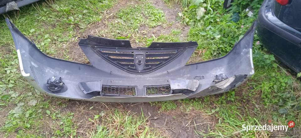 Zderzak przedni przód pod halogeny Dacia Logan I Części samochodowe Kraków sprzedam