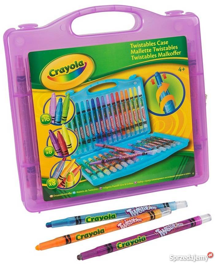 Crayola Duży Zestaw 32 Kredki Wykręcane Dla Dziecka Mogilany