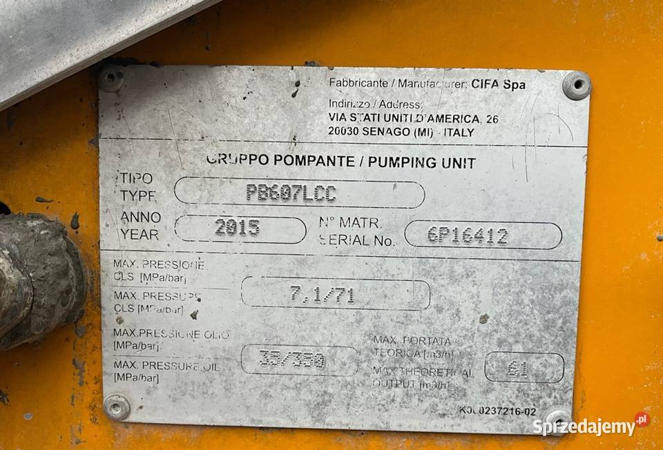 Betoniarka Man TGS EUR 6 Pompa do betonu Cifa Warszawa