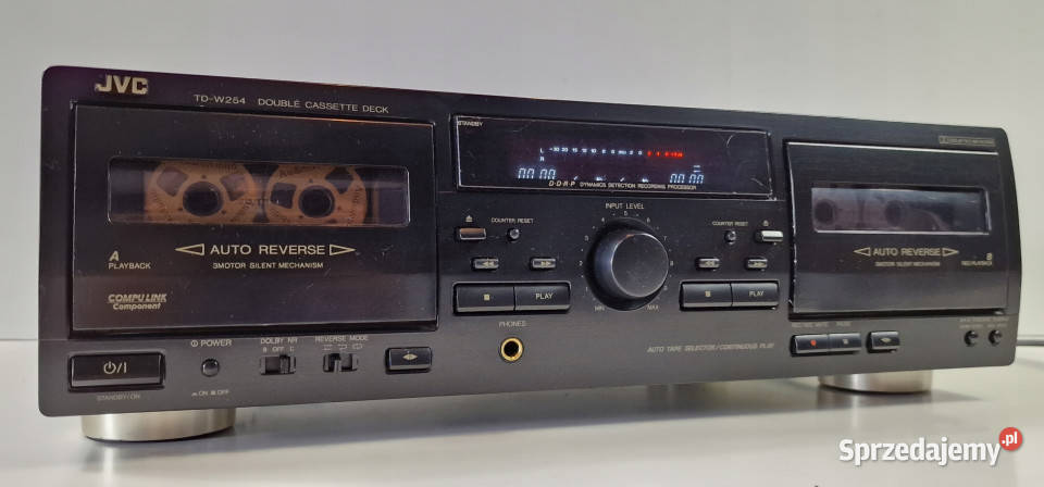 Magnetofon catette deck JVC TD W 254 TDW254 Międzychód sprzedam