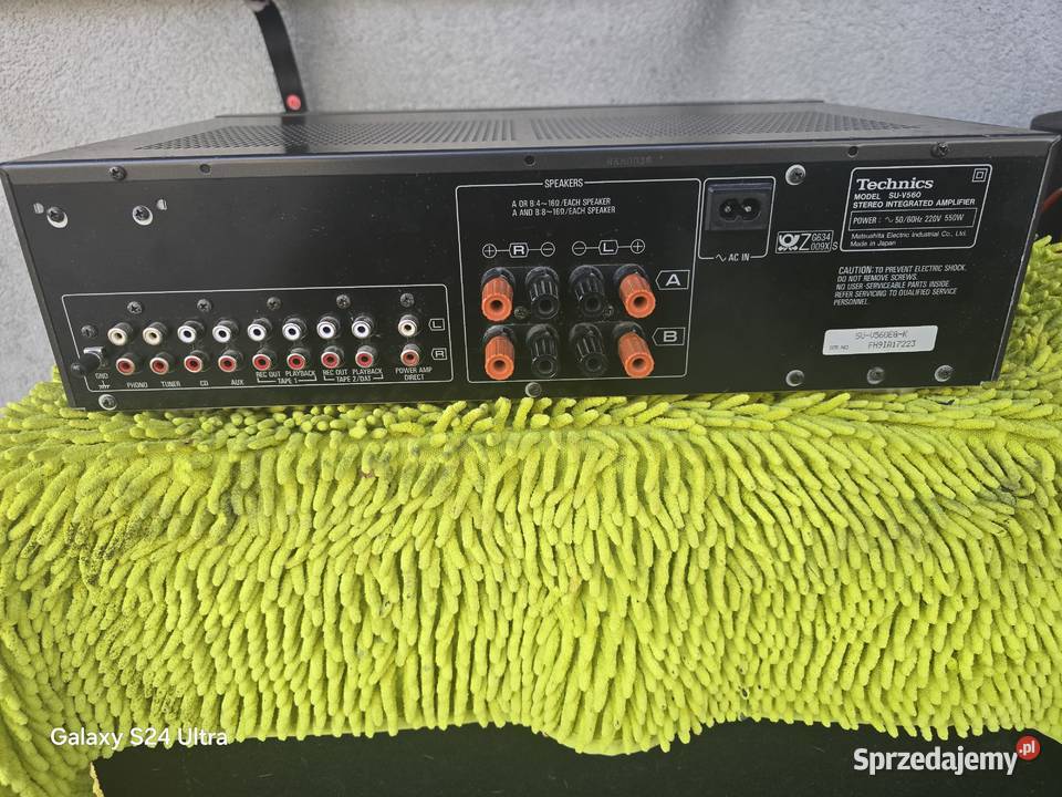 wzmacniacz technics suv560 mocny Wzmacniacze i pokrewne Elektronika Chełm Śląski