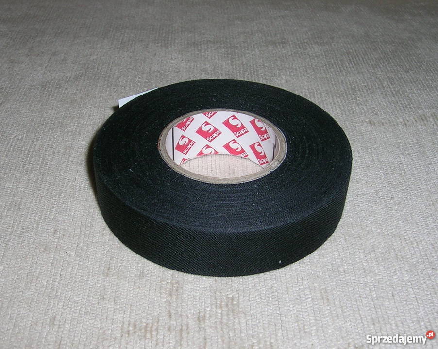 Taśma materiałowa mocująca czarna szer19mm 25m Wyszków
