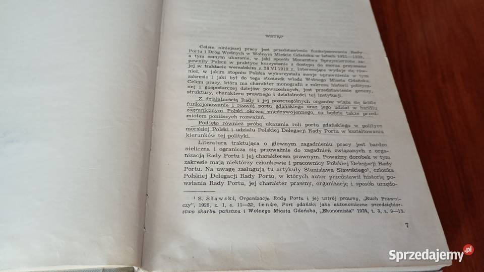 Rada Portu i Dróg Wodnych w Wolnym Mieście historia Gdańsk