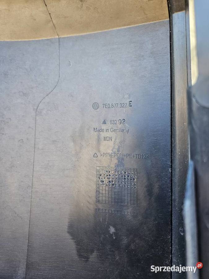 VW TRANSPORTER T6 NAROŻNIK PRAWY ZDERZAKA TYŁ Międzychód