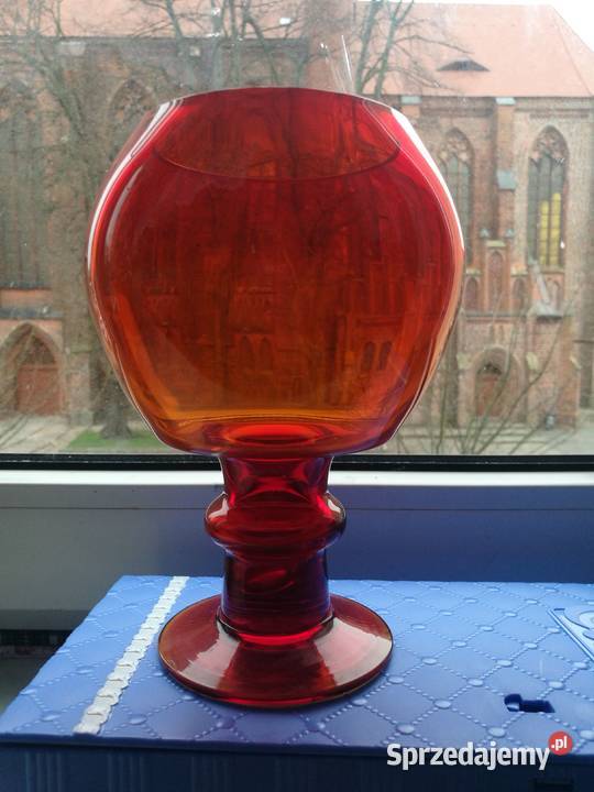 Wazon puchar Ząbkowice prl świeci w uv Choszczno