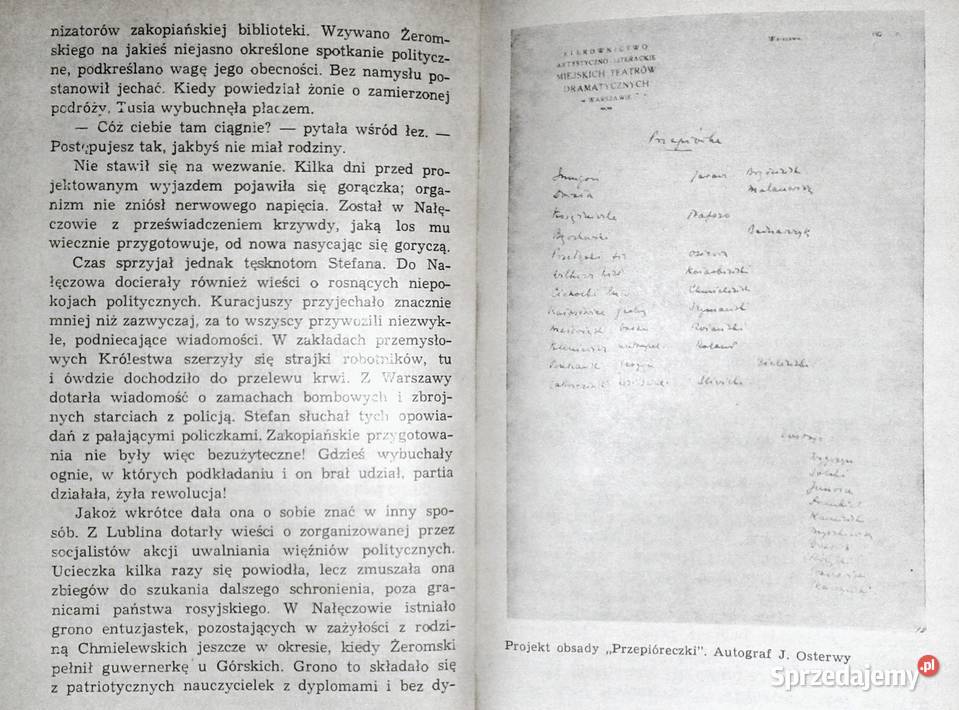Żeromski Opowieść o wierności Włodzimierz Maciąg twarda lubelskie Chełm