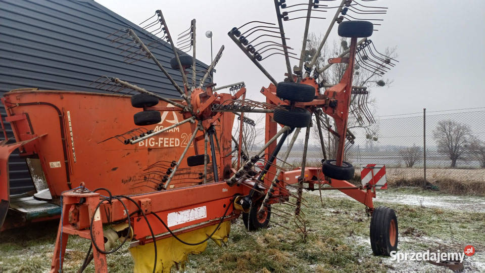 Zgrabiarka dwukarezulowa Fella TS 800 wielkopolskie Szlachcin sprzedam