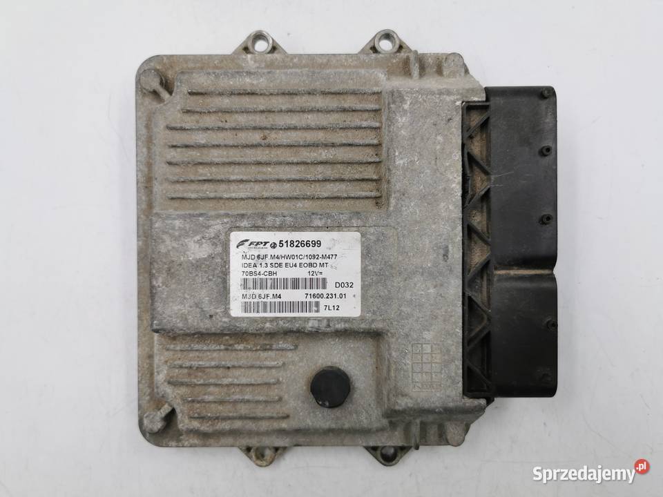 Sterownik Silnika Fiat Idea 13 JTD 51826699