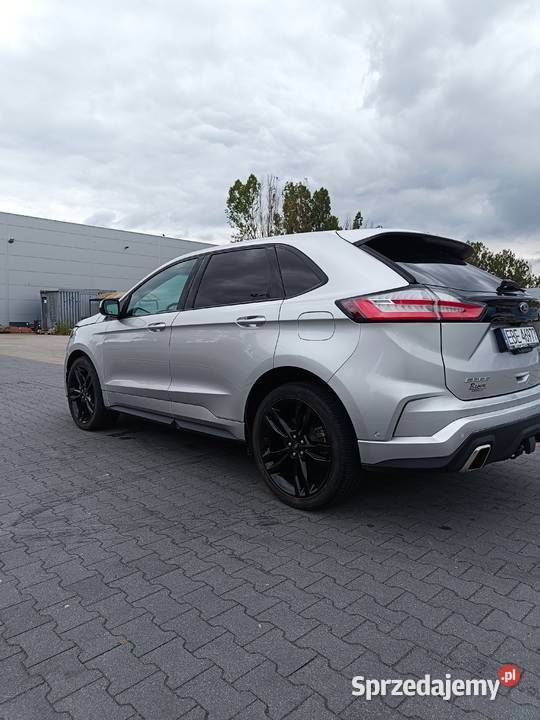 Ford Edge ST 27 benzyna 335 4x4 2019 srebrny Bełchatów