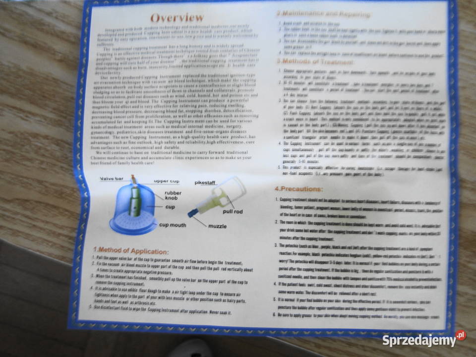 Nowy komplet baniek do masażu