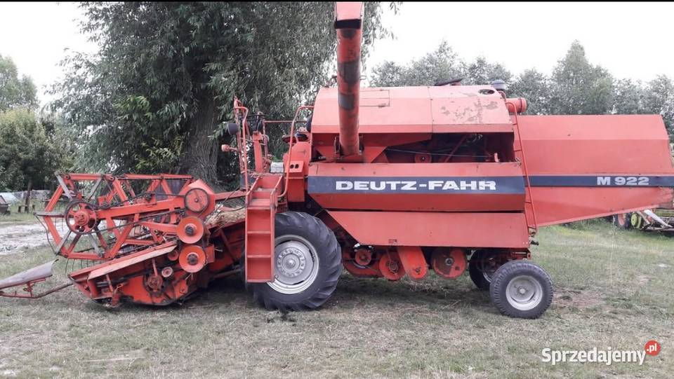 Kombajn zbożowy DeutzFahr M922 Fahr M900 Gościewicz sprzedam