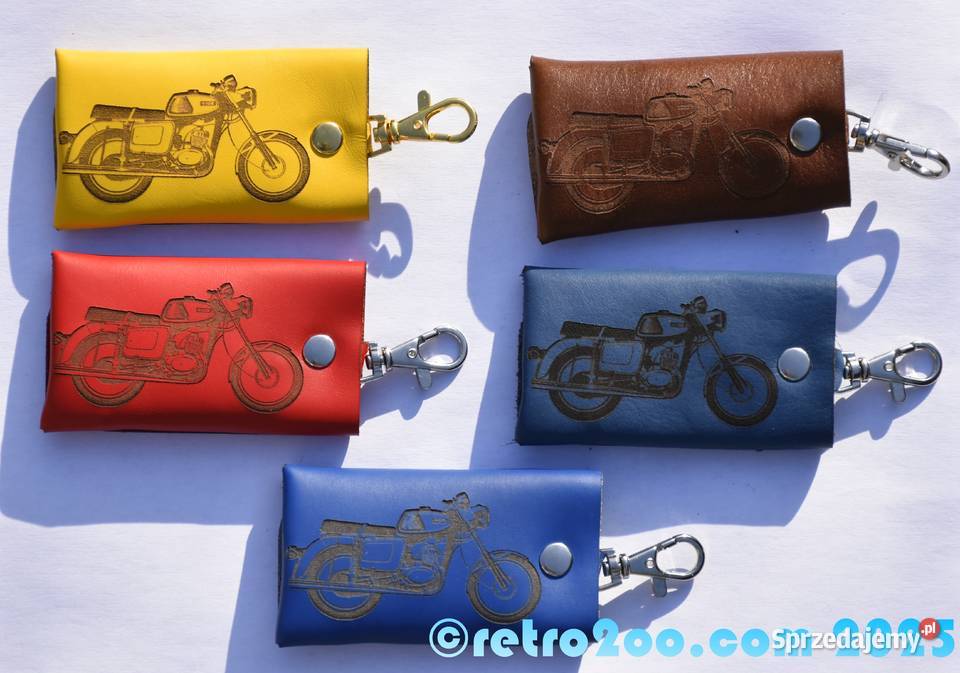 Etui skórzane brelok MZ TS 125 150 DDR PRL podkarpackie Krosno