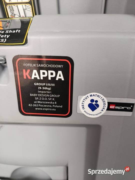 Fotelik samochodowy Nieprowice