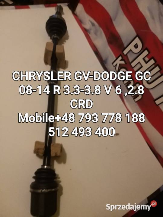 CHRYSLER GRAND VOYAGER 28 CRD PÓŁOS PRAWA DODGE Kawnice