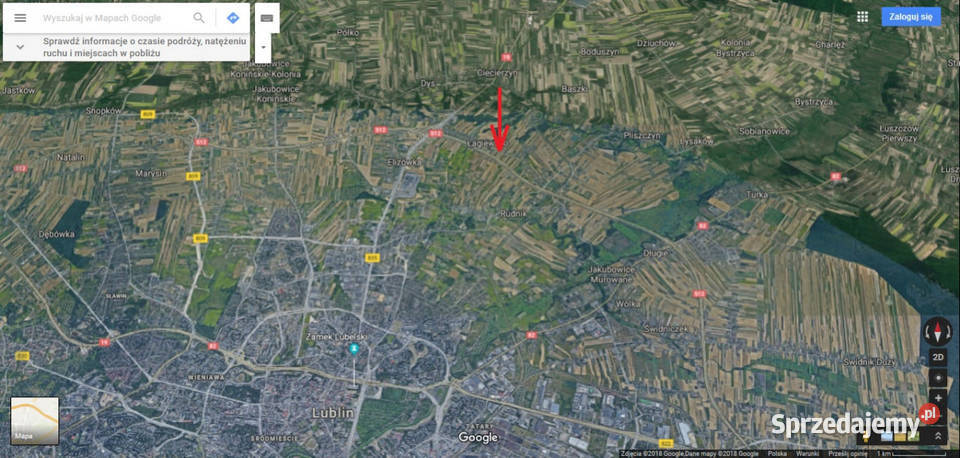 Działka rolnobudowlana Łagiewniki Kolonia 43ar Lublin sprzedam