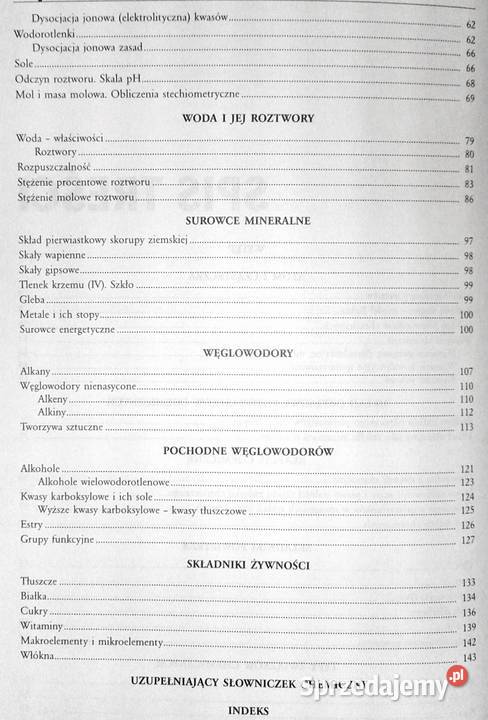 Chemia Repetytorium ginazjalisty Joanna Pabian Kultura i Rozrywka Chełm sprzedam