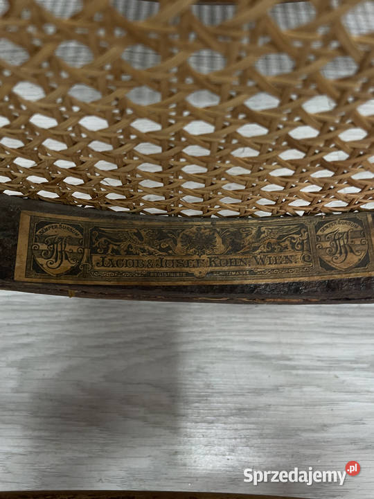 PIĘKNY FOTEL thonet Josef Jaworek 1900 Łódź sprzedam