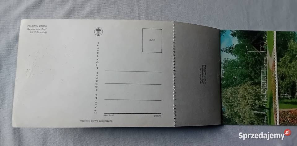 Zestaw pocztówek album Połczyn Zdrój KAW 1978 r wielkopolskie Koźminek sprzedam