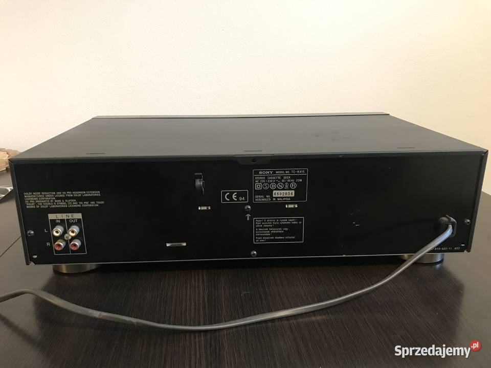 Deck Sony tc k415 3 head do zmiany paski Kraków