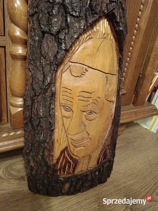 Płaskorzeźba z podobizną Jana Pawła II Lipno