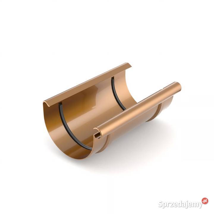 Bryza PVC Złączka rynny 125 mm miedziany Białystok