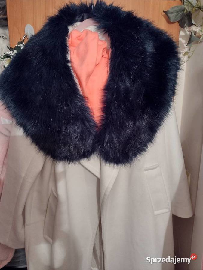 Wytworna duża FUTRZANA ETOLA szal futerko JEDWAB Dodatki Kraków sprzedam