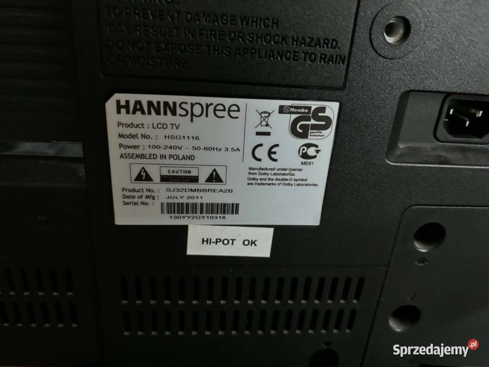 telewizor LCD Hannspree 32 Skierniewice