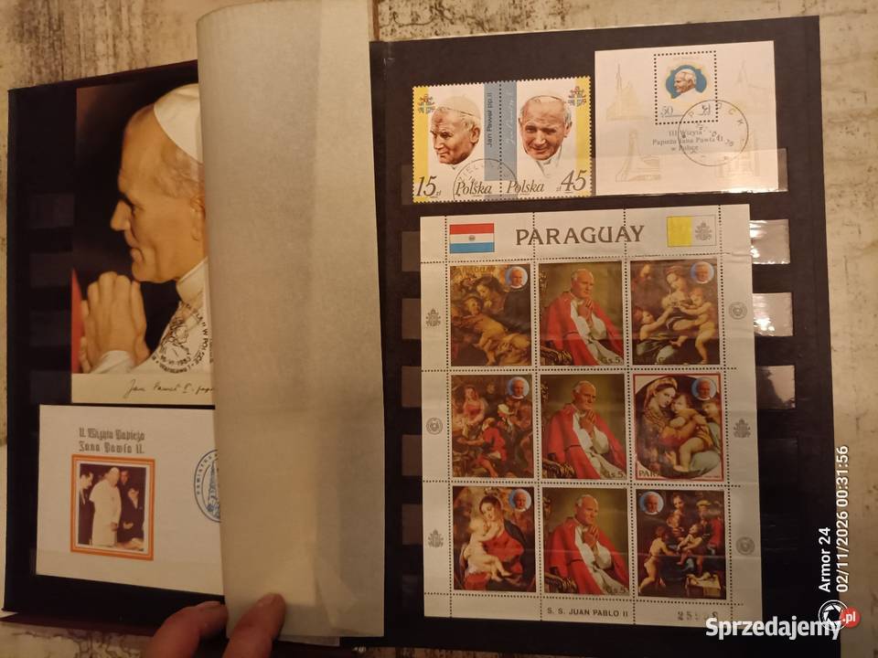 Znaczki klaser Jan Paweł II