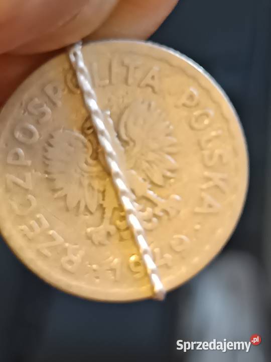 Sprzedam monete 1 zloty 1949 mala skretka