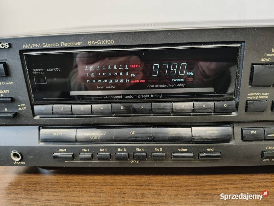 Technics SAGX100 Amplituner made in Japan Tychy