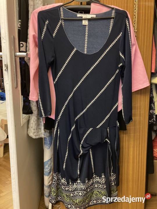 Sukienka z wiązaniem M Moda i Styl Ząbki