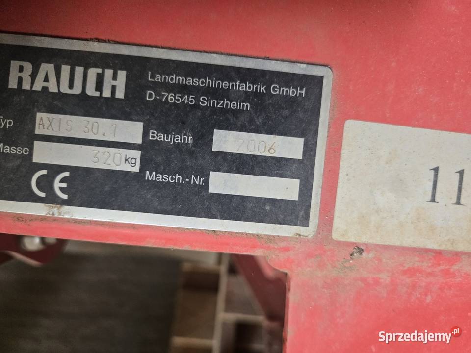 Rozsiewacz nawozów nieuszkodzony Grodków