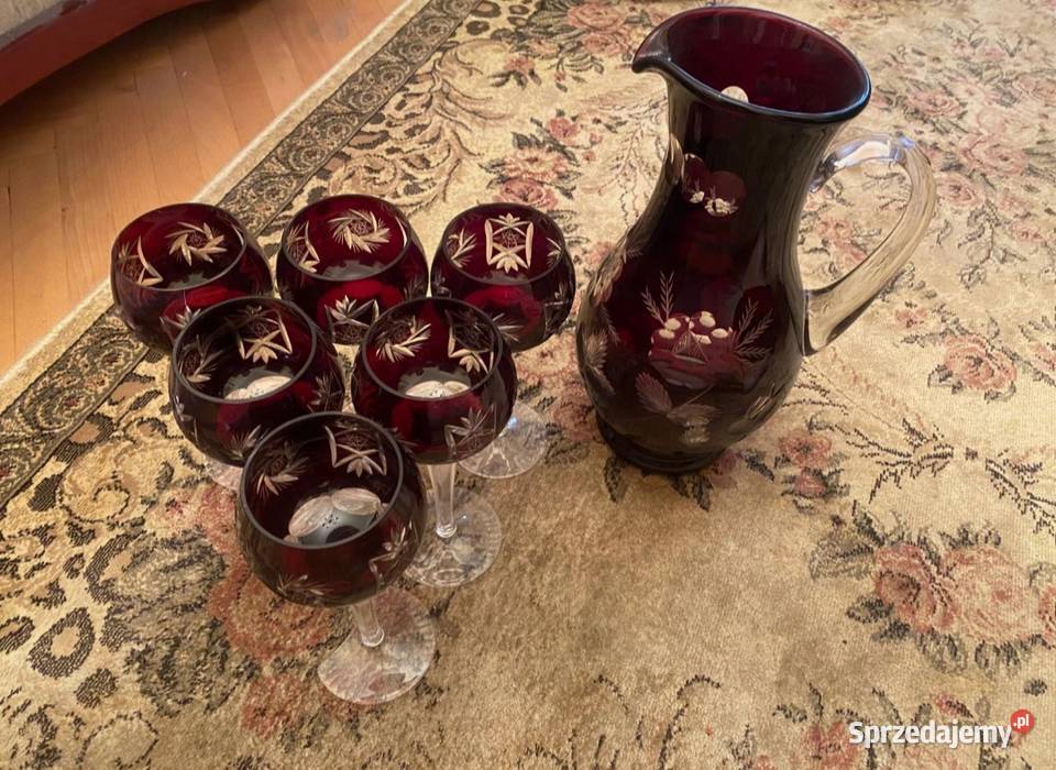 Zestaw kryształowy Łódź sprzedam