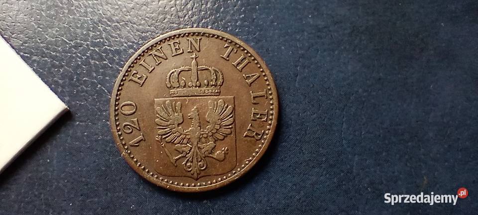 Stare monety 3 fenig 1869 A Niemcy Kolekcje Lesko