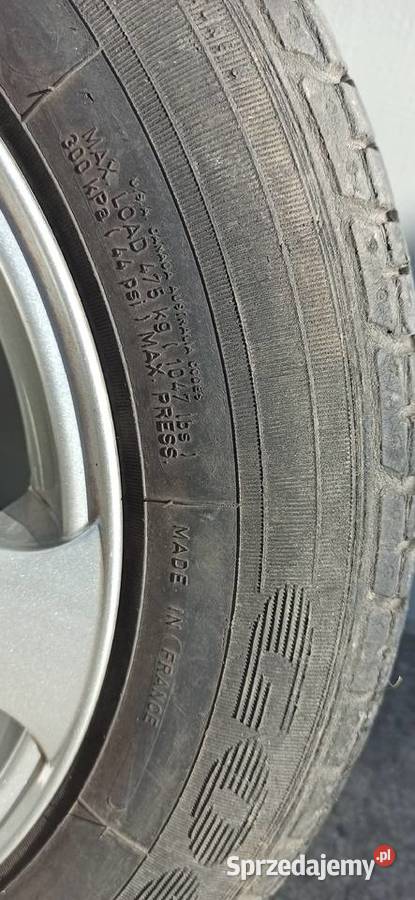 Alufelgi z oponami peugeot 206 Sucha Beskidzka