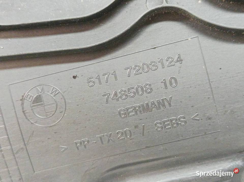 PODSZYBIE PLASTIKOWE EUROPA 7203124 Bmw Seria 5 Podszybia