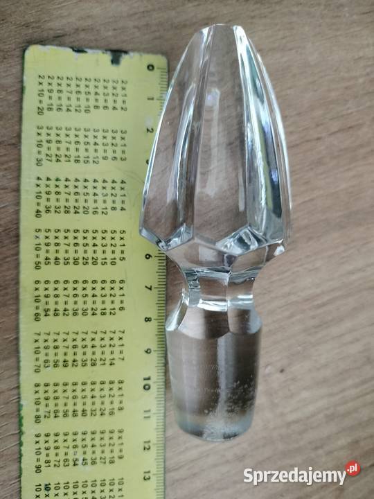 Duży kryształowy korek do karafki Choszczno