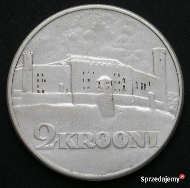 ESTONIA 2 KORONY 1930 ZAMEK REWAL SREBRO Łódź