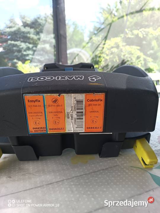 MaxiCosi Pebble 013 baza EasyFix ISOFIX komplet Maxi Cosi Łuków