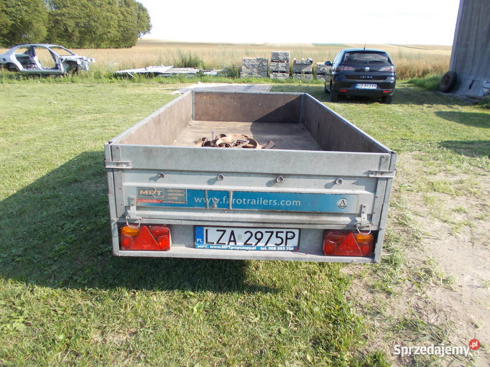 przyczepka samochodowa FARO TRACTUS 2016r wym Do samochodów osobowych Zamość