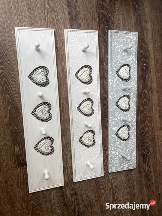 Vintage Glamour ramka foto wieszak półka serce